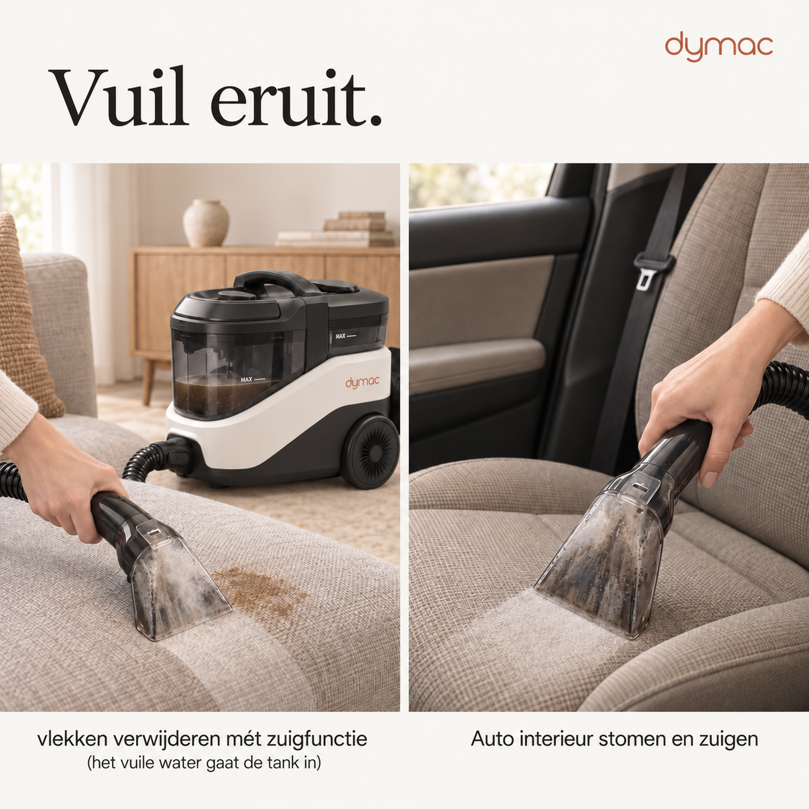 Dymac Velora stoom- en vlekkenreiniger