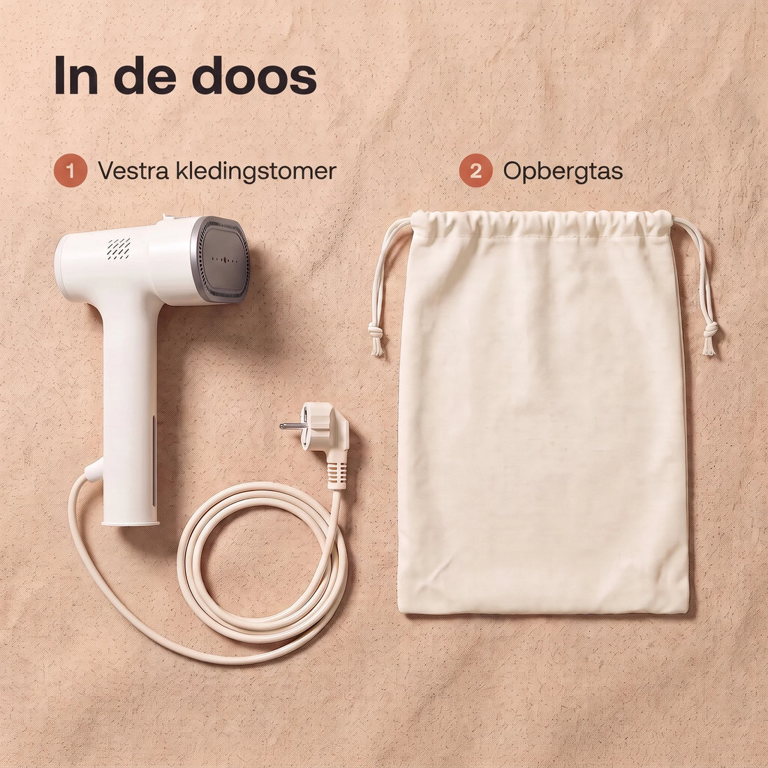Dymac Vestra kledingstomer met zuigfunctie